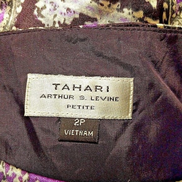 Tahari Womens Top Tank Size 2 Petite - Picture 4 of 5